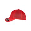 Flexfit Unisex 360 OMNIMESH Cap Baseballkappe, red, S/M