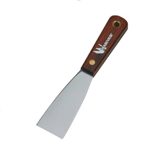 Warner 1-1/2" Flex Putty Knife, Carbon Steel Blade, Rosewood Series , 608