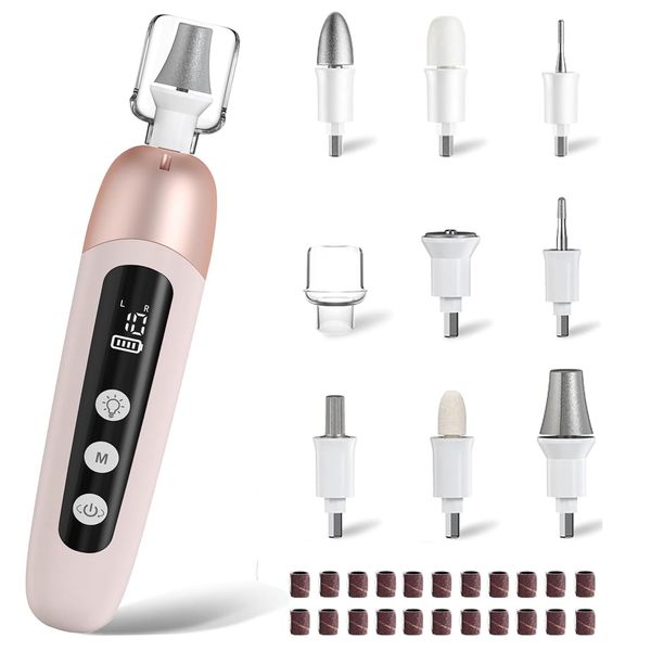 Electric Nail File for Thick Toenail Professional Manicure Pedicure Kit 9 in ...