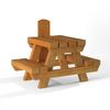 The Great British Anti-Bacterial Squirrel Picnic Table Feeder