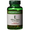 Natures Bounty Vitamin E 1000IU 60ct Softgels