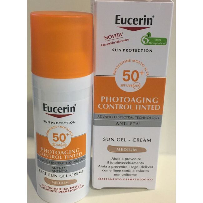 Eucerin Sun Protection Photoaging Control CC SPF50+ Tinted Medium Tone 50ml