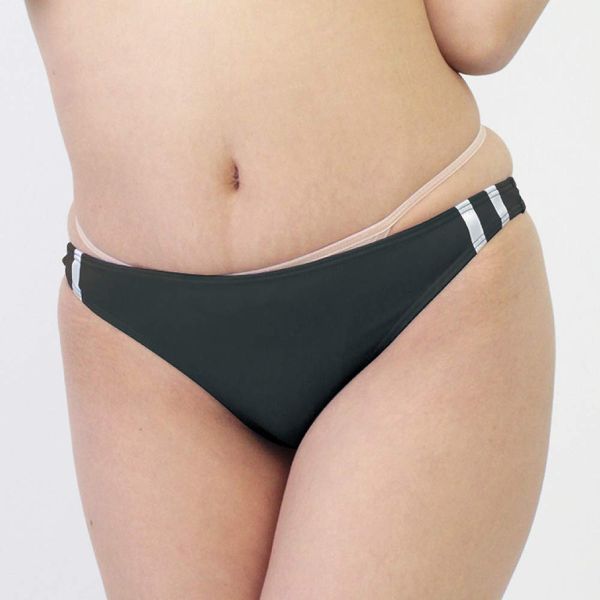 2-way Stretch Bloomers Half Back Black