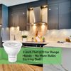 DEWENWILS GU10 LED Dimmable Bulb 3000K Warm White Track Lighting Bulbs 10-Pack