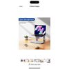 BESIGN LS03 Aluminum Laptop Stand, Ergonomic Detachable Computer B-Silver 