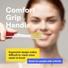 MOUTHWATCHERS Dr Plotkas Extra Soft Flossing Toothbrush Manual Soft Toothbrush for Adults, Ultra Clean Toothbrush, Good for Sensitive Teeth and Gums, Multicolor, 6 Pack
