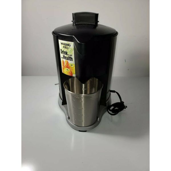 Waring Pro JEX328 Health Juice Extractor w/ Extra Stainless Steel Juicer Cup