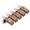 uxcell Interlock Push Button Switch Piano Type DPDT 6 Pin 5 Row