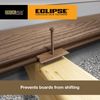 Deck Plus Eclipse Hidden Deck Fasteners, Deck Screws, Wood Screws, Stainless Steel, Brown, 90 Pack