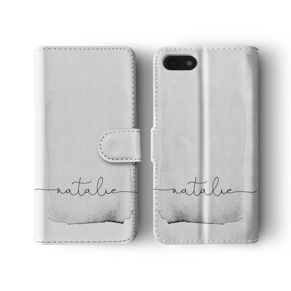 Tirita Personalised Phone Case Cover Compatible with iPhone 12 Pro Max - Stained Black Marble