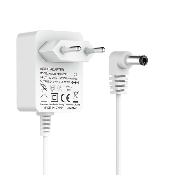 Hianjoo 24 V 0.5 A Replacement Charger for Aroma Diffuser, Power Cable Adapter