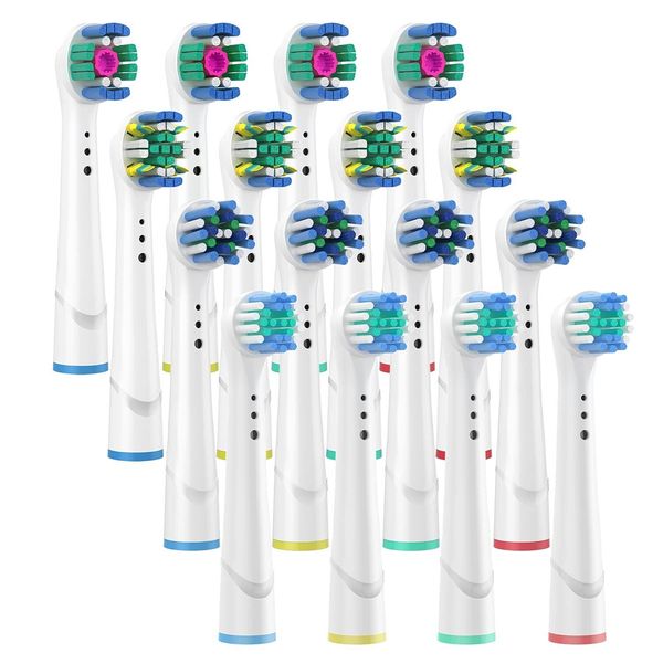 Replacement Brush Heads for Oral B Compatible Electric Toothbrush Heads, Incl...