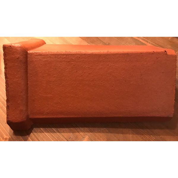 Level Top Ridge Flat Tile, Ludowici Flat Roof Tile, Used Red Terracotta Tile