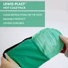 Lewis-Plast Premium Hot & Cold Reusable Gel Pack Compress Wrap with Sleeve - Ice Heat Packs for Knee, Back, Shoulder, Ankle and Neck Injury- Cramps, Migraine, Toothache, Bruises, Lumbar, Sciatica Pain