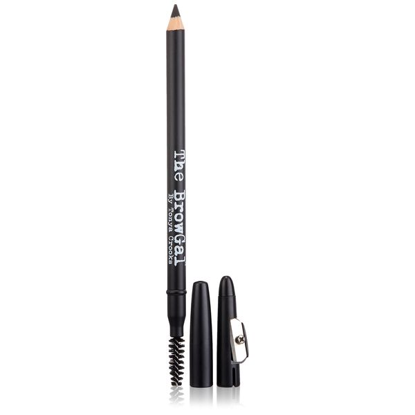 The BrowGal Skinny Eyebrow Pencil - 01 Black, 1.2 g