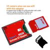 CY Dual Slot TF or MicroSD Micro SD to Type I Compact Flash Card CF Reader Adapter for Nikon Cannon Camera
