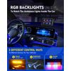 AUXPOWER RGB 8 Gang Switch Panel LED Light Bar Circuit Control Box Relay System