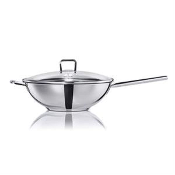 30cm Wok with Lid Suitable for All hob Types