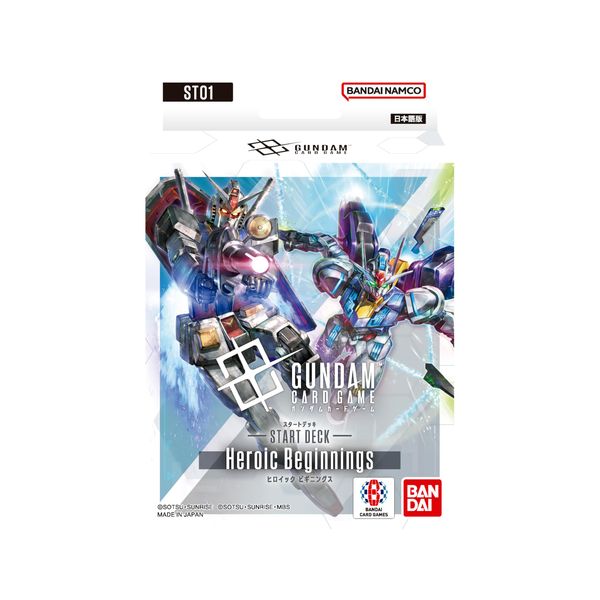 Bandai ST01 Gundam Card Game Starting Deck Heroic Beginnings
