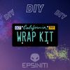 Mint Gloss California Plate Wrap DIY Kit