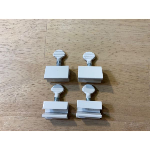 New Metal Window Locks Set of 4 White