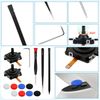 TUAKIMCE 2 Pcs Joystick Replacement Kit for Oculus/Meta Quest 2 Controller, Left & Right Joystick Analog Set with Joystick Caps for VR Controller,Repair Tool Set for VR Controller