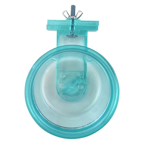 Lixit Quick Lock Removable Cage Bowls for Rabbits, Birds, Dogs, Cats, Gunea Pigs and Other Small Animals. (10oz, Aqua)