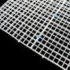 Aquarium Fish Tank Bottom Isolation 8 Pcs, Plastic Egg Crate Grid Divider Tray Egg (S 8pcs)