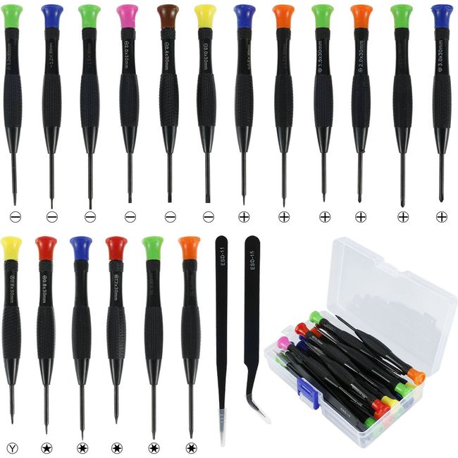 Fishing Rod Tip Repair Kit, 36pcs 12 Sizes Rod Tip Replacement