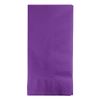 Creative Converting 318938 Amethyst Dinner Napkin, 8.75" x 8.75", Purple
