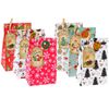 Christmas Tags 100 Pcs Set with String Retro Set Xmas Hanging Present Craft Labels Set 20