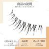 LASHIDOL False Eyelashes, Natural Eyelashes, Round of Eyes, Thin, Transparent Shaft, Handmade, Natural lash no.02