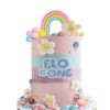 Rainbow Daisy Cake Topper for Girl Birthday