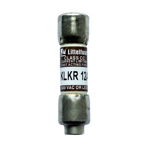 New OEM KLKR 12A KLKR012 KLKR-12 KLKR-12A 600Vac Class CC Fuse, Pack of 10