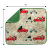 S&T INC. Dish Drying Mat, Foam, Truck Print, Machine Washable