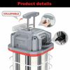 100W LED Temporary Work Light Linkable Construction Job Site Basement Lighting