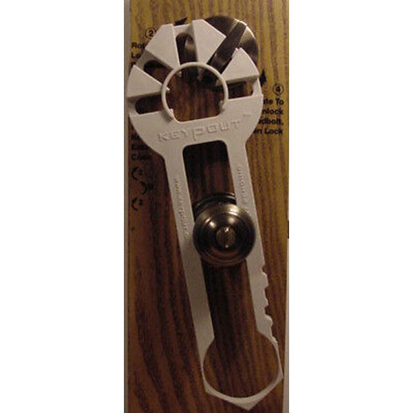KeyPout (KeepOut) Who has Keys 2 Ur Deadbolt Anti-Key Device StopBump/Master Key