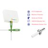 Elfcam - Fiber Optic Cable SC/APC to SC/APC Simplex Singlemode 9/125μm, Compatible with FTTH Cables, White (1M)