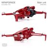 WRAPGRADE Skin Stickers Compatible with DJI Mini 4 Pro | Full Wrap (Japan Red)