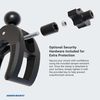 ARKON Robust Clamp Tablet Mount with Security Knob Retail Black