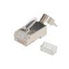 Jefcom SMJ-6A-8777S Modular Plug with Clip Category 6A, 25 Pieces