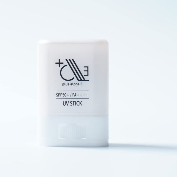 plus alpha 3 bee Smooth UV Stick, 0.5 oz (14 g), Made in Japan, SPF 50+/PA+++++, Stick Type, Sunscreen, Unscented, Non-Parapen (1)