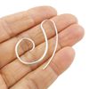 Large 925 Sterling Silver Threader Circle Earrings