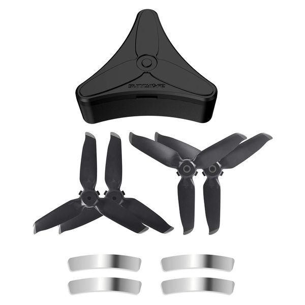 Hensych for FPV Combo Propeller Storage Case 5328S Propellers for FPV Combo 5328S Propellers Blade Props Box Anti-fall Protection (Case+2 Pairs Silver Tip Propellers)