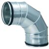 Section Bend 2.0R 90° F-Ring Spiral Duct 200Φ
