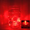 24 Pack~Red~Submersible Waterproof Underwater Battery LED Tea Light~Wedding