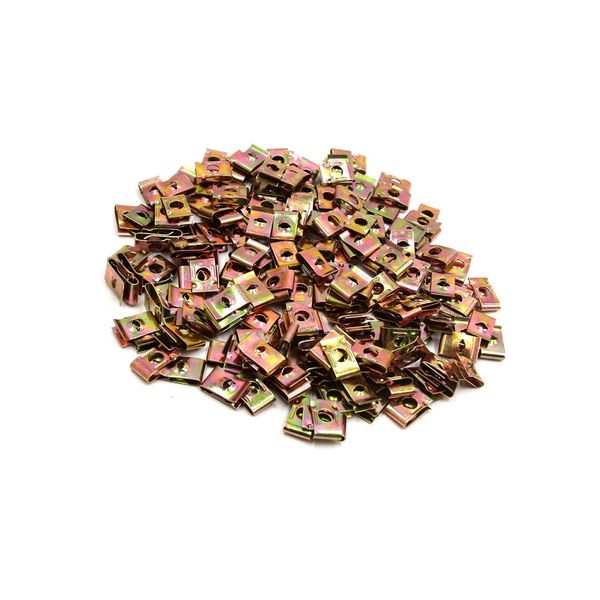 Hihaha 197Pcs Speed Fastener U Nuts Car Dashboard Panel Self Tapping Screw Clips Durable Material