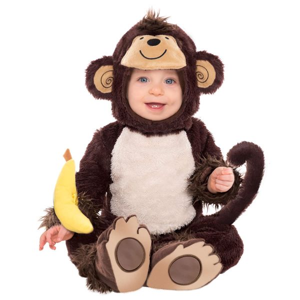 amscan (PKT) (997538) Child Monkey Around Costume (12-18m)