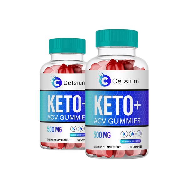 Celsium Gummies - Celsium Keto Apple Cider Vinegar Gummies (2 Pack)