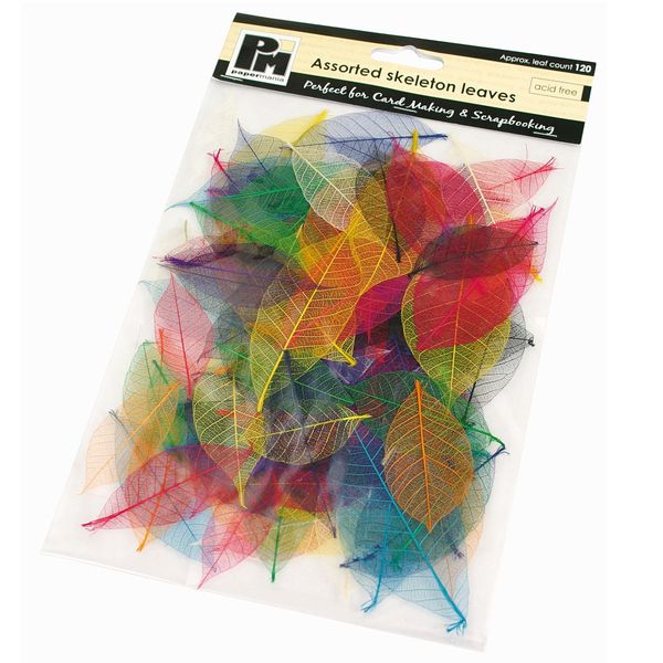 Docrafts Skeleton Leaves, Assorted (Pack of 120)